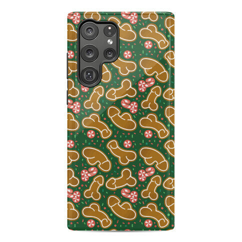 Gingerbread and Candy Cane Penises  Phone Case