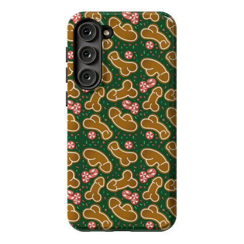Gingerbread and Candy Cane Penises  Phone Case