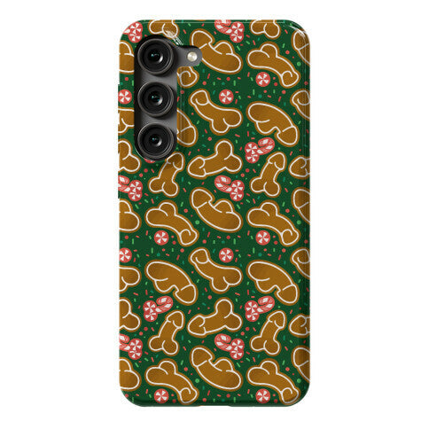Gingerbread and Candy Cane Penises  Phone Case