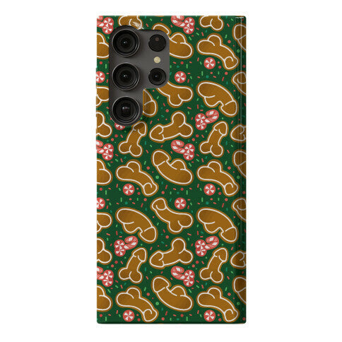 Gingerbread and Candy Cane Penises  Phone Case