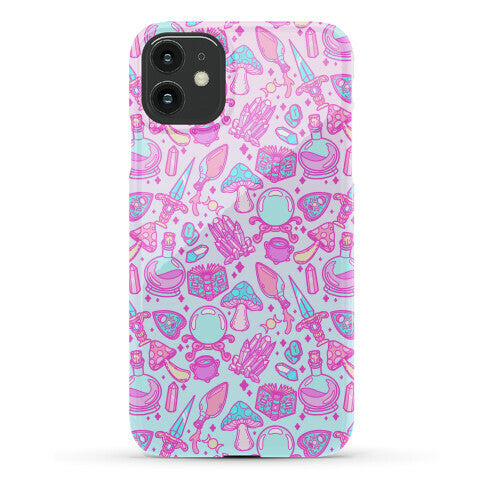 Pastel Goth Witch Pattern Phone Case