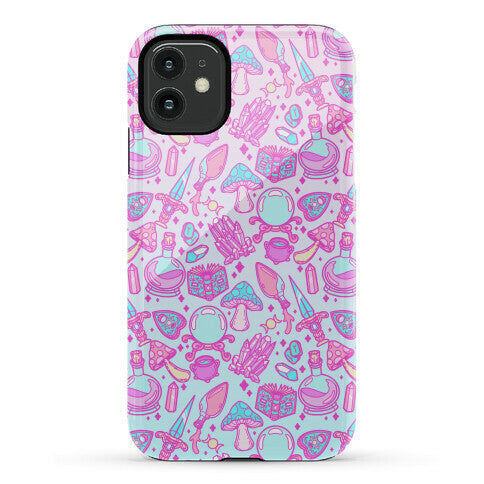 Pastel Goth Witch Pattern Phone Case