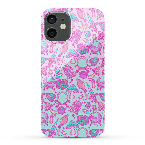 Pastel Goth Witch Pattern Phone Case