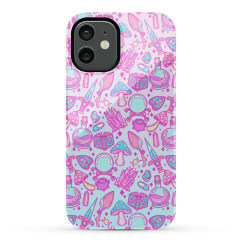 Pastel Goth Witch Pattern Phone Case