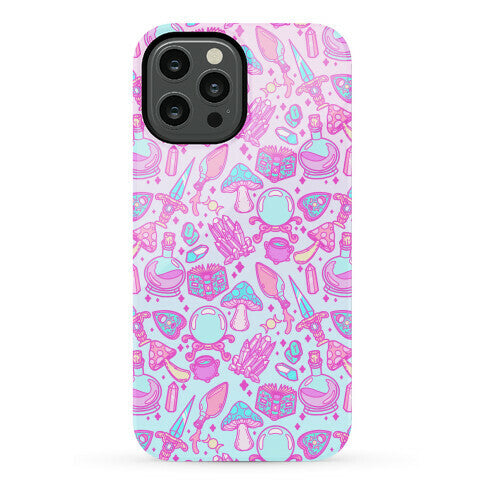 Pastel Goth Witch Pattern Phone Case