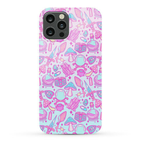 Pastel Goth Witch Pattern Phone Case