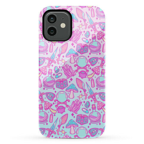 Pastel Goth Witch Pattern Phone Case