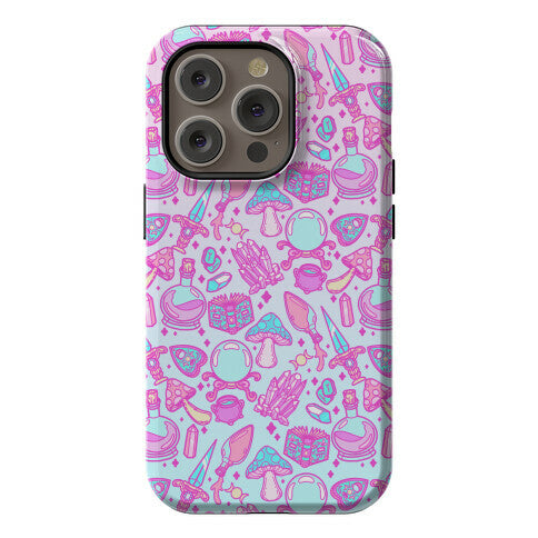 Pastel Goth Witch Pattern Phone Case