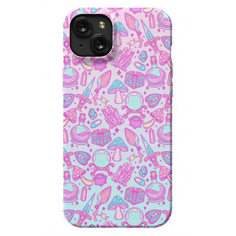 Pastel Goth Witch Pattern Phone Case