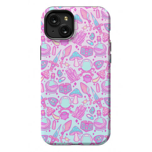 Pastel Goth Witch Pattern Phone Case