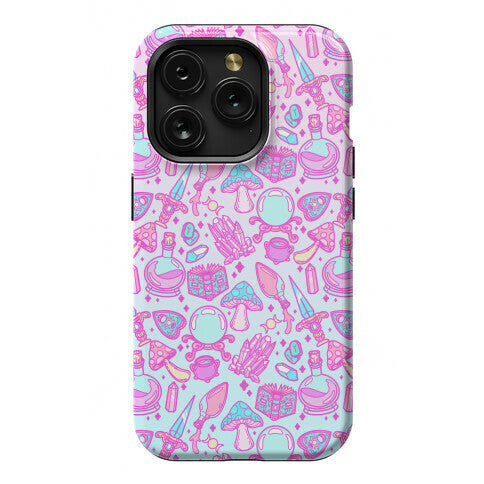 Pastel Goth Witch Pattern Phone Case