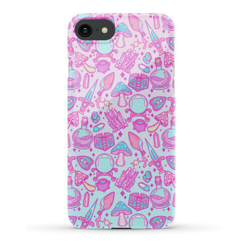 Pastel Goth Witch Pattern Phone Case