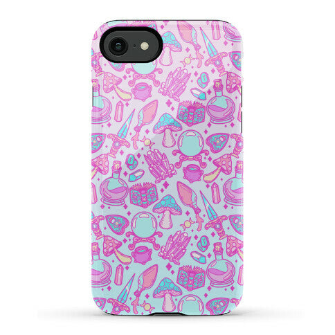 Pastel Goth Witch Pattern Phone Case