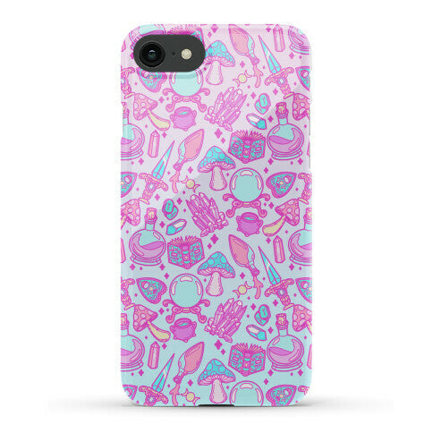 Pastel Goth Witch Pattern Phone Case