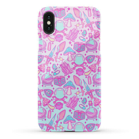 Pastel Goth Witch Pattern Phone Case