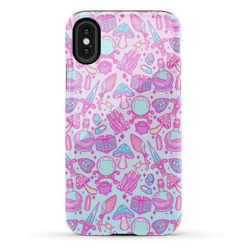 Pastel Goth Witch Pattern Phone Case