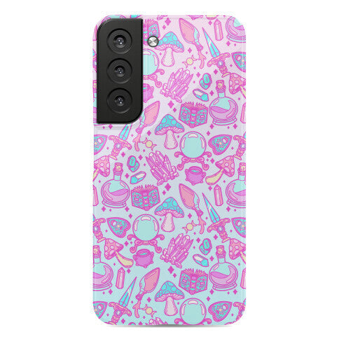 Pastel Goth Witch Pattern Phone Case