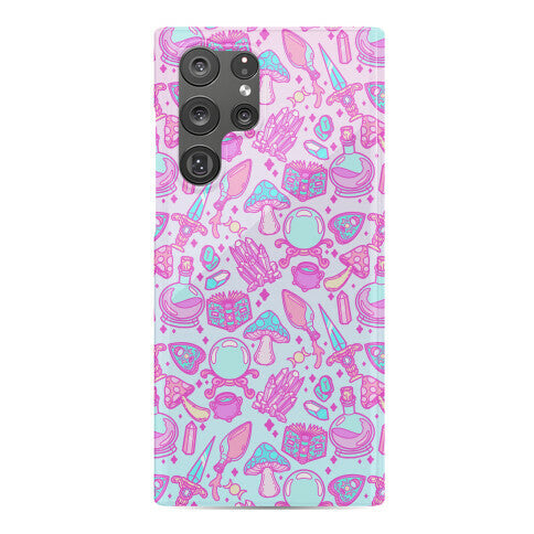 Pastel Goth Witch Pattern Phone Case