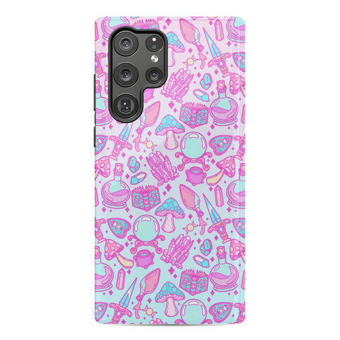 Pastel Goth Witch Pattern Phone Case