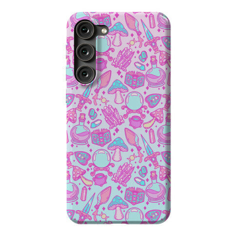 Pastel Goth Witch Pattern Phone Case