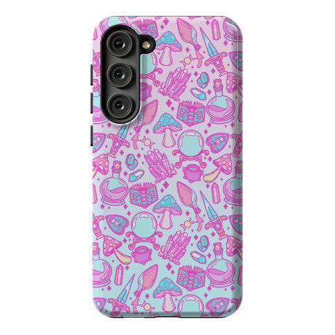 Pastel Goth Witch Pattern Phone Case