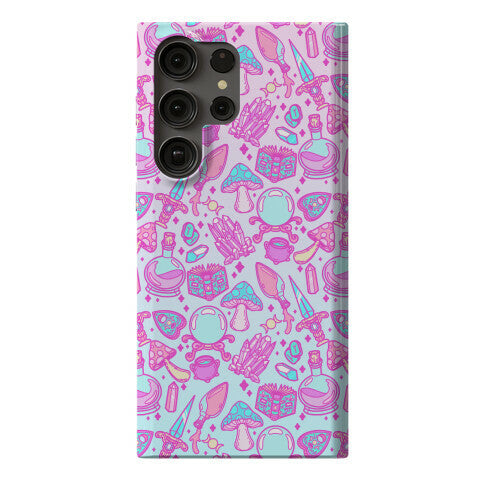 Pastel Goth Witch Pattern Phone Case