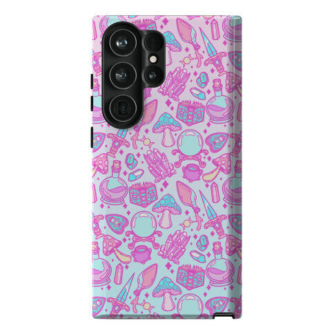 Pastel Goth Witch Pattern Phone Case