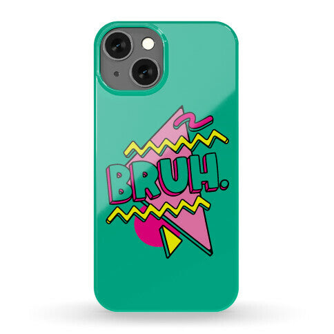 Bruh 90s Parody Phone Case