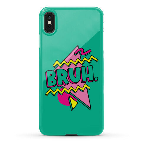 Bruh 90s Parody Phone Case