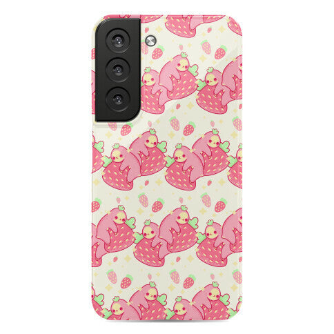 Strawberry Sloth Pattern Phone Case
