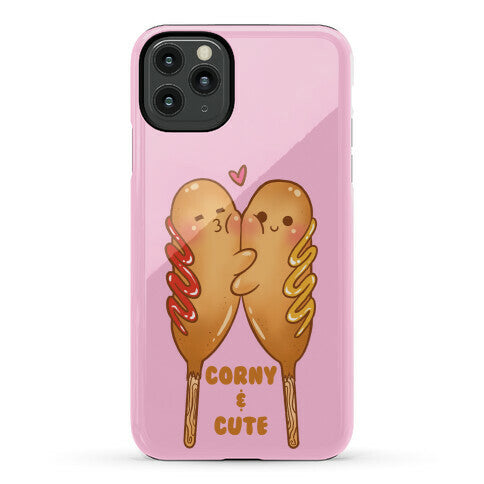Corny and Cute (pink) Phone Case