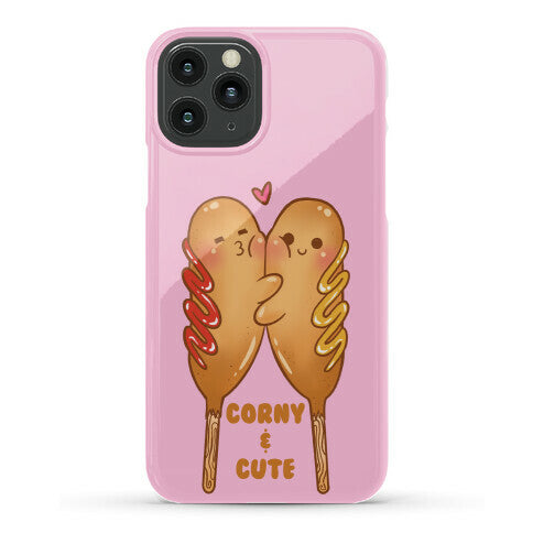 Corny and Cute (pink) Phone Case