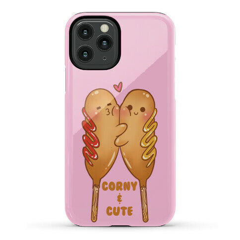Corny and Cute (pink) Phone Case
