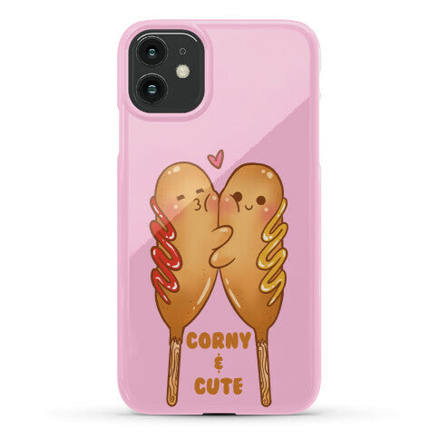 Corny and Cute (pink) Phone Case