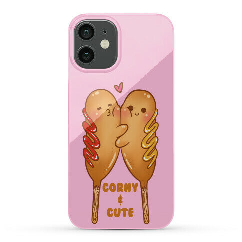 Corny and Cute (pink) Phone Case