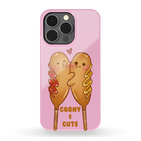 Corny and Cute (pink) Phone Case