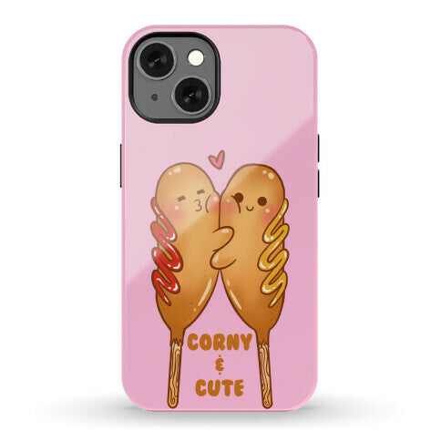 Corny and Cute (pink) Phone Case