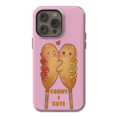 Corny and Cute (pink) Phone Case