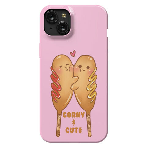 Corny and Cute (pink) Phone Case