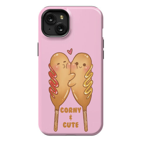 Corny and Cute (pink) Phone Case