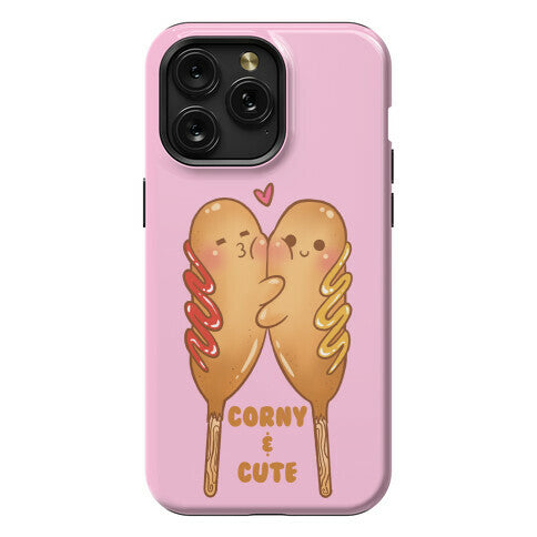 Corny and Cute (pink) Phone Case