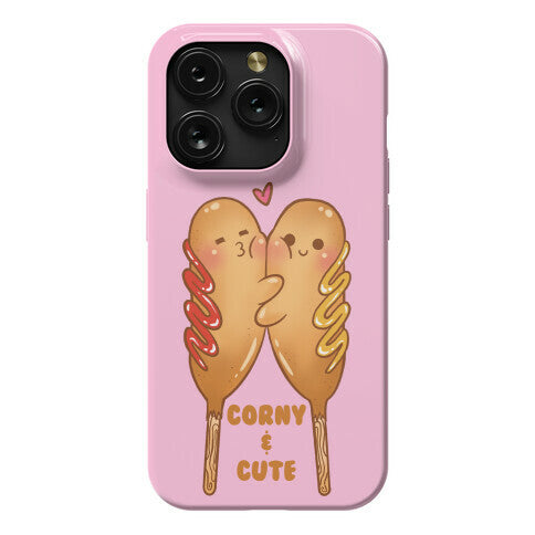 Corny and Cute (pink) Phone Case