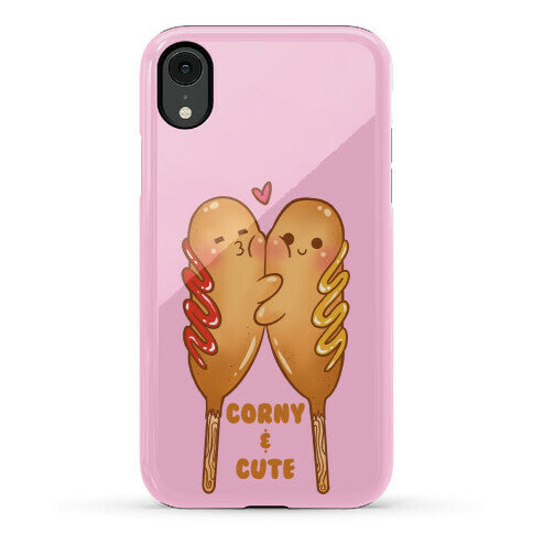 Corny and Cute (pink) Phone Case
