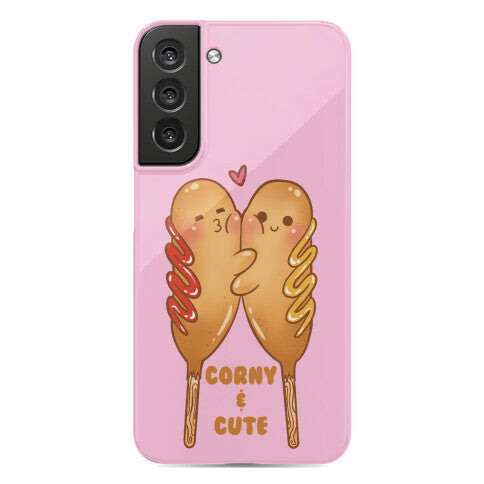 Corny and Cute (pink) Phone Case