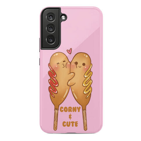 Corny and Cute (pink) Phone Case