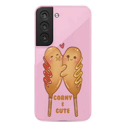 Corny and Cute (pink) Phone Case