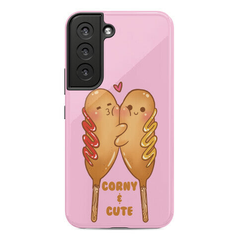 Corny and Cute (pink) Phone Case