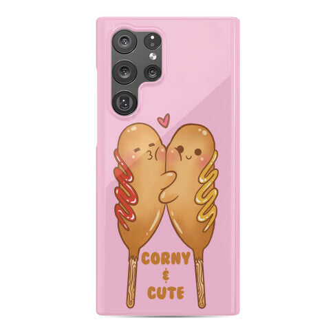 Corny and Cute (pink) Phone Case