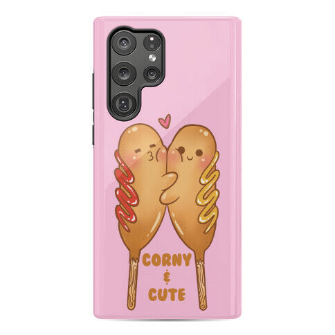 Corny and Cute (pink) Phone Case