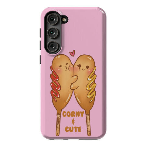 Corny and Cute (pink) Phone Case